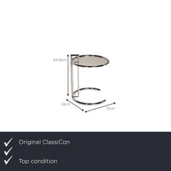 Verstellbarer E1027-Glastisch/Beistelltisch von ClassiCon