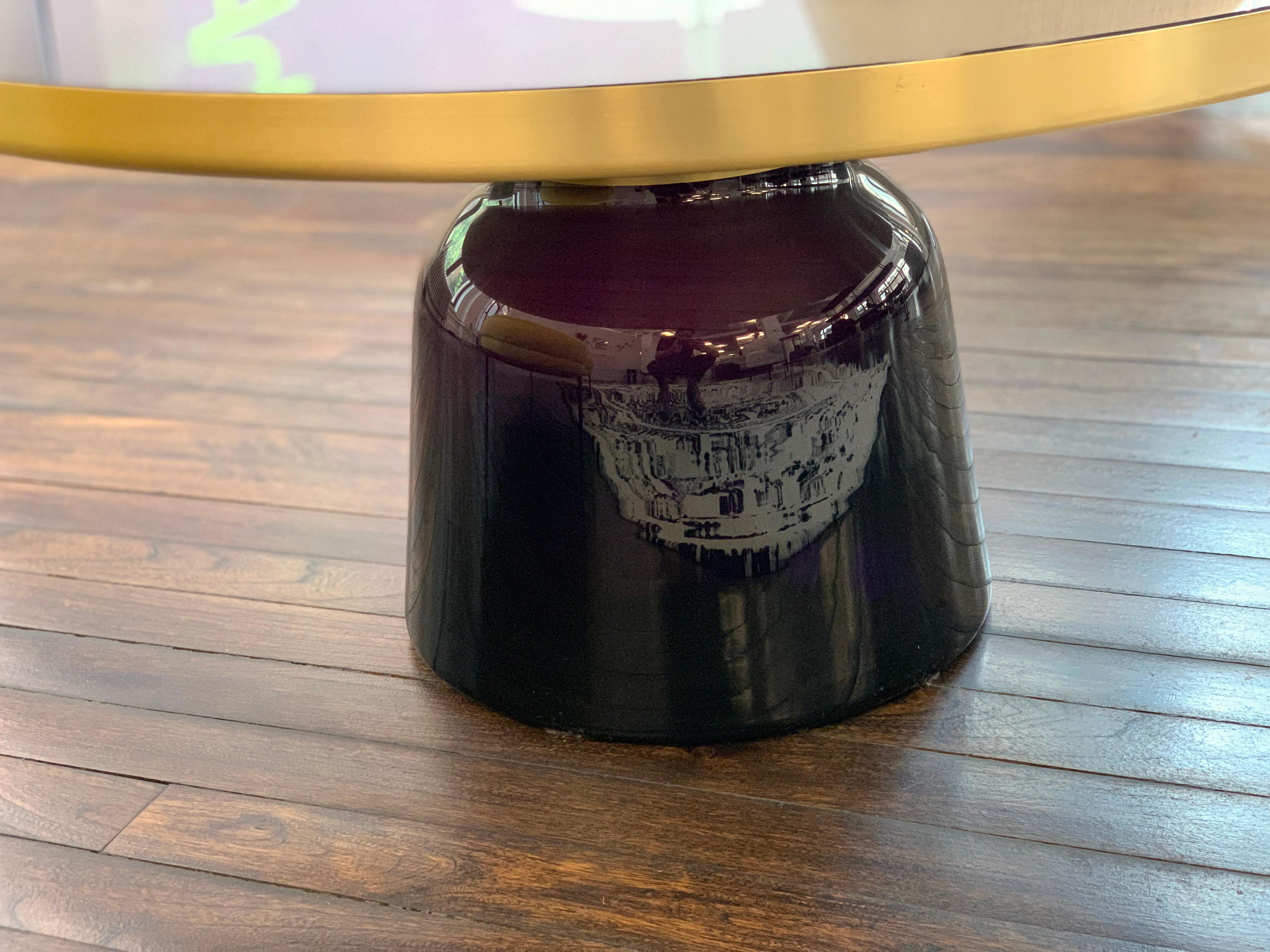 European Classicon Amethyst Violet Bell Coffee Table
