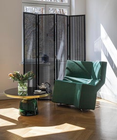 ClassiCon Bell Coffee Table by Sebastian Herkner, Emerald Green Glass & Brass