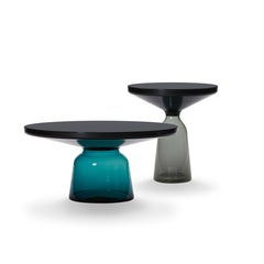 Tavolino ClassiCon Bell in nero e grigio quarzo di Sebastian Herkner