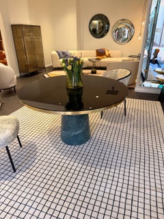 Mesa de Comedor ClassiCon Bell con Base de Mármol Verde de Sebastian Herkner en STOCK