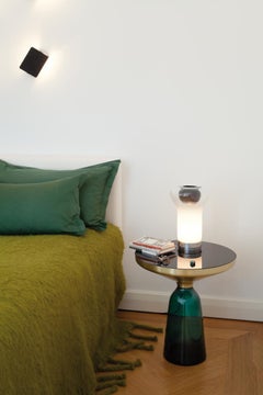 ClassiCon Bell Side Table by Sebastian Herkner, Emerald Green Glass & Brass