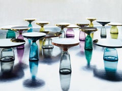 ClassiCon Bell Side Table in Brass and Amber by Sebastian Herkner IN STOCK