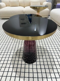 ClassiCon Bell Side Table in Brass and Amethyst by Sebastian Herkner in STOCK