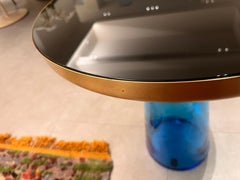 ClassiCon Bell Side Table in Brass and Sapphire by Sebastian Herkner STOCK
