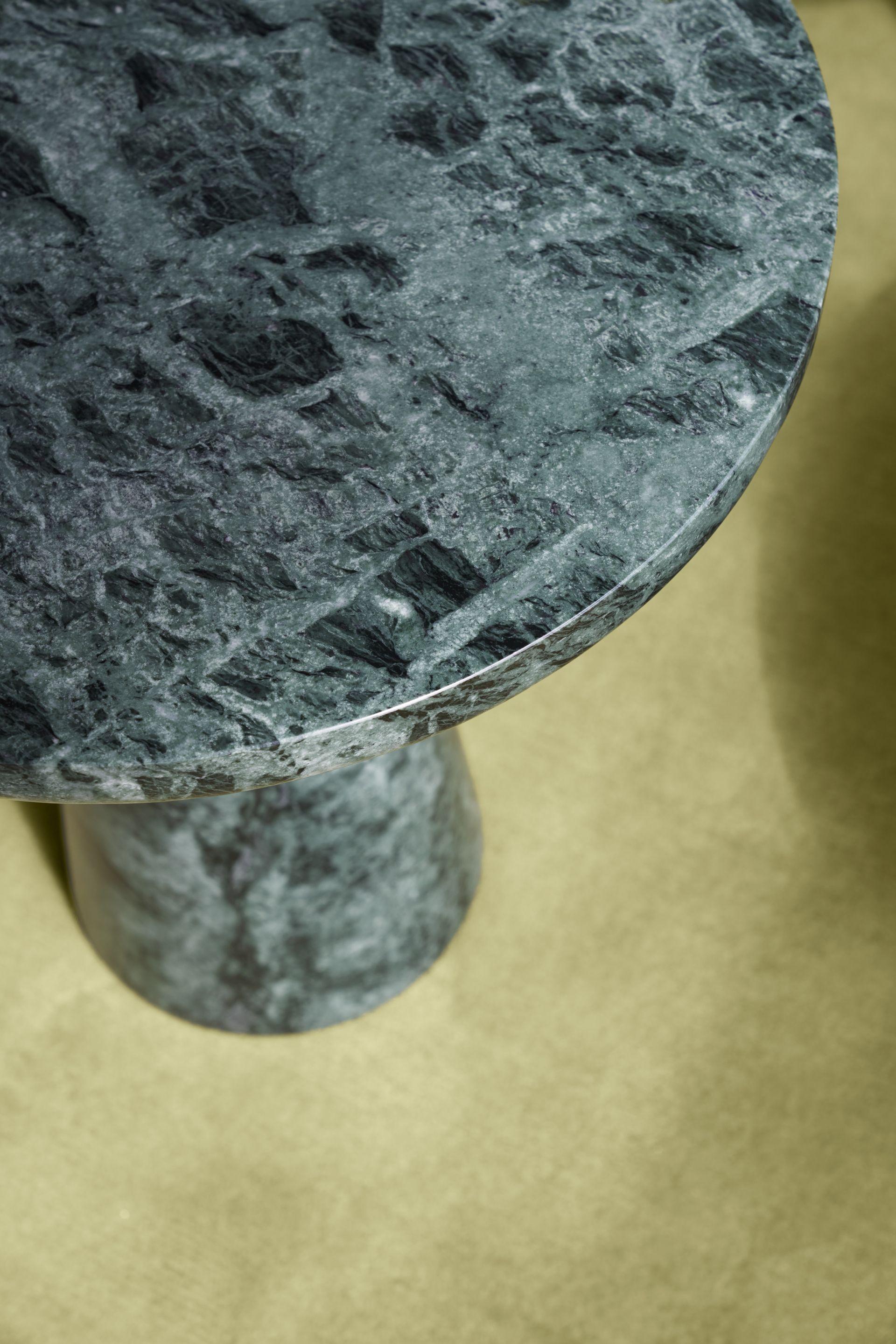 ClassiCon Bell Solid Nero Marquina Marble Side Table by Sebastian Herkner For Sale 4