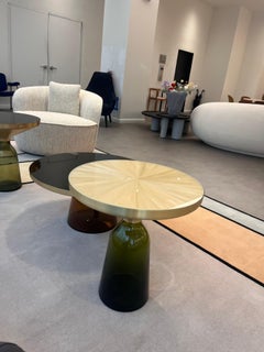 ClassiCon Bell Straw Marquetry Table by Sebastian Herkner in STOCK