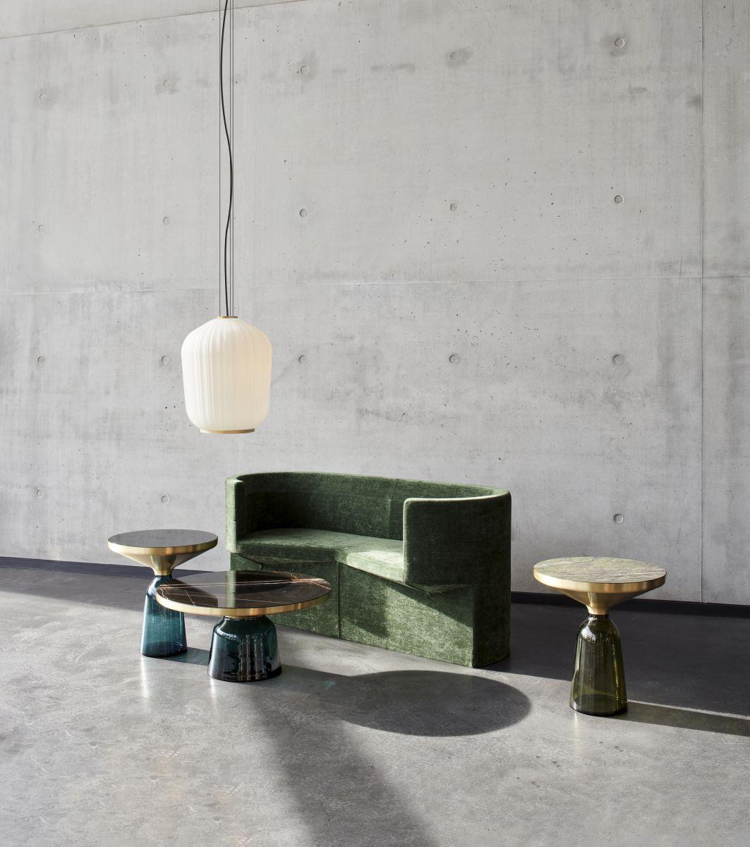 Table ClassiCon Bell Straw Marqueterie de Sebastian Herkner Neuf - En vente à New York, NY