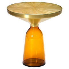 ClassiCon Bell Straw Marquetry Table by Sebastian Herkner