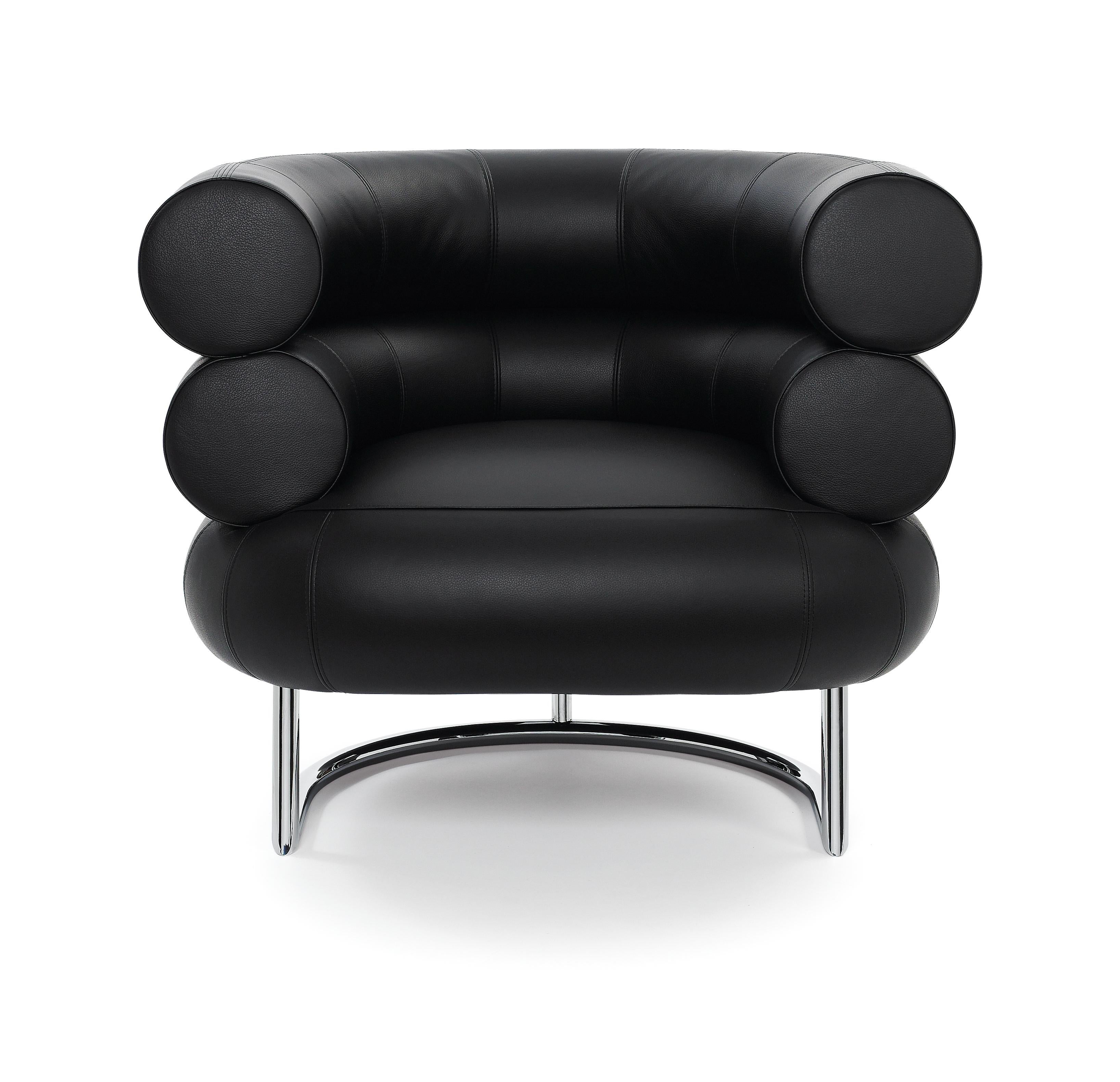 Bibendum is one of a kind. Nowhere in the history of design will one find an armchair that compares to this. It is captivatingly harmonious despite its size and unites a majestic impressiveness with charm and esprit like no other leather armchair.