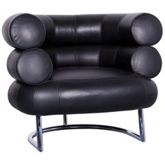 ClassiCon Bibendum Chair Designer Leather Armchair Black
