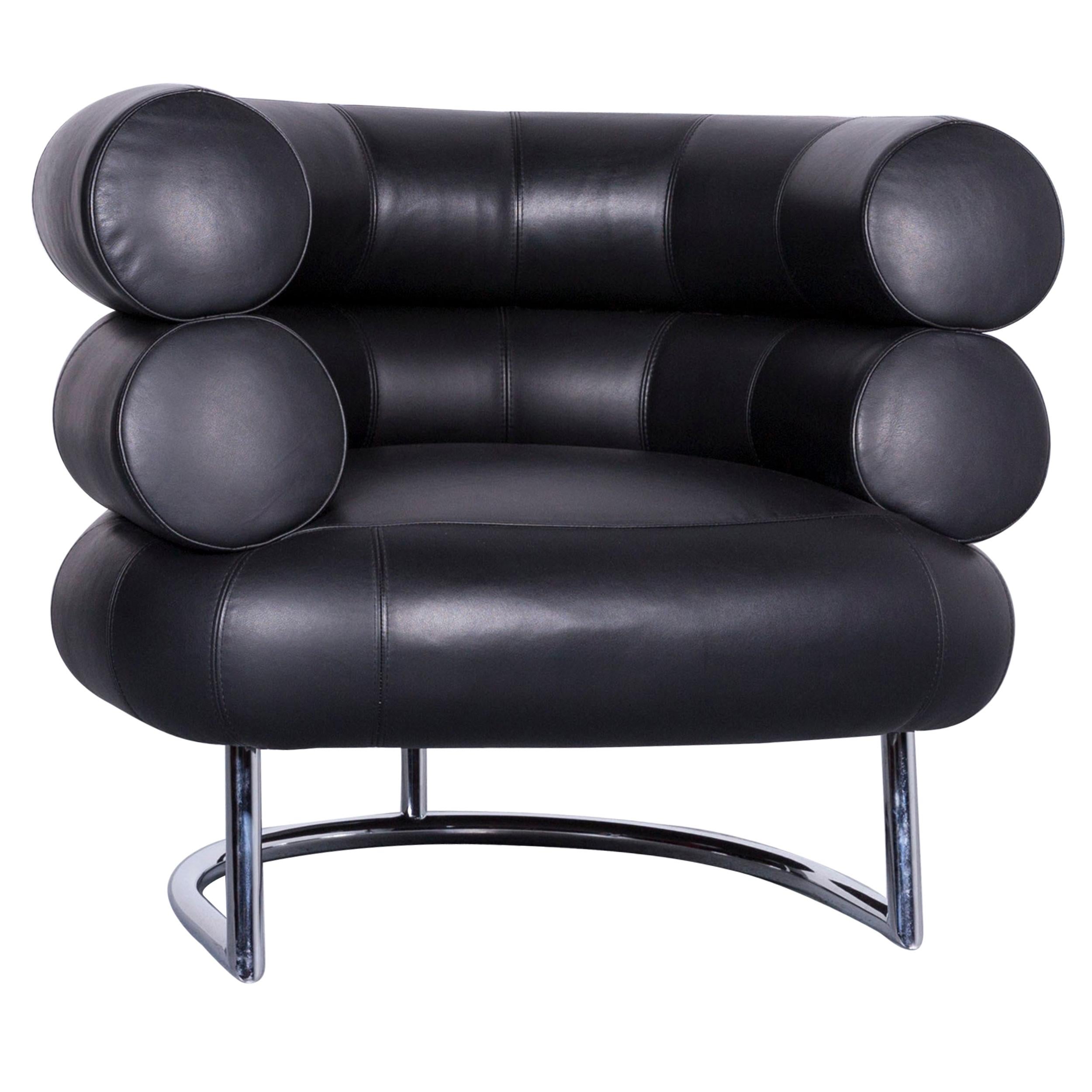ClassiCon Bibendum Chair Designer Leather Armchair Black Genuine Leather Chair For Sale