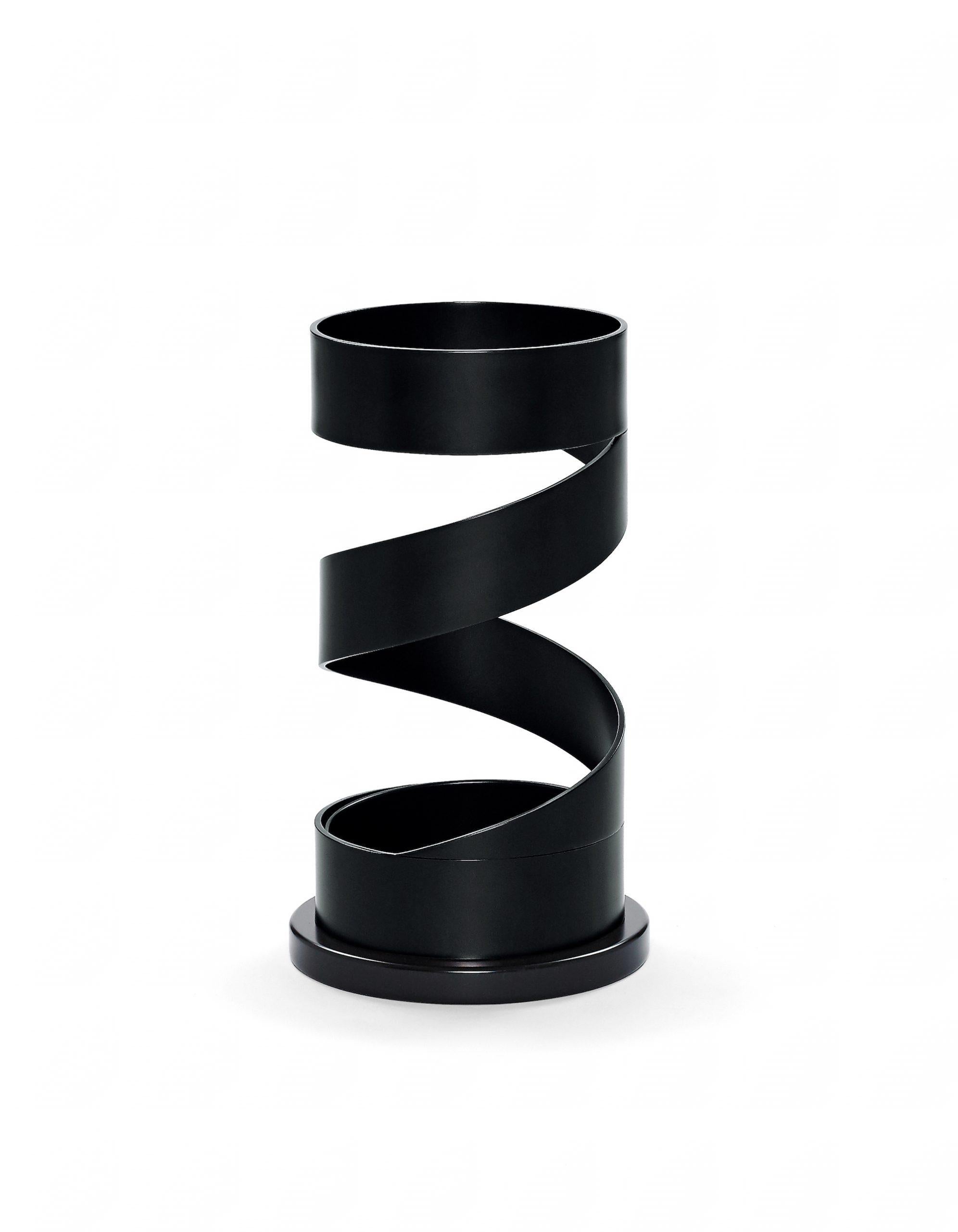ClassiCon Black Usha Umbrella Stand in Steel by Eckart Muthesius In New Condition For Sale In New York, NY