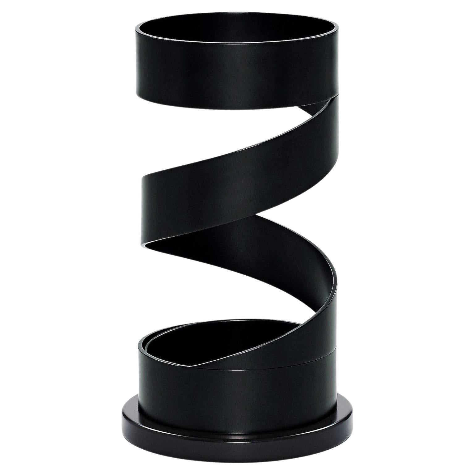ClassiCon Black Usha Umbrella Stand in Steel by Eckart Muthesius in stock