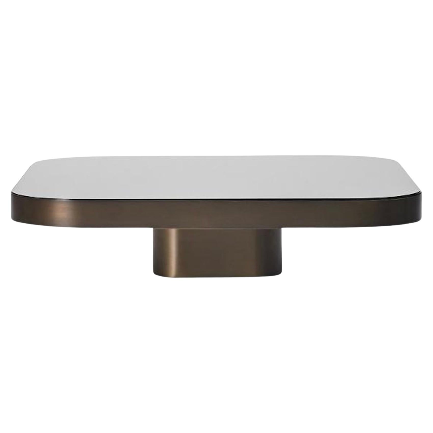 ClassiCon Bow Coffee Table No. 1 par Guilherme Torres, laiton bruni et noir