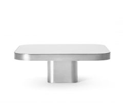 ClassiCon Bow Coffee Table No. 2 by Guilherme Torres, Aluminium & Mirror Glass