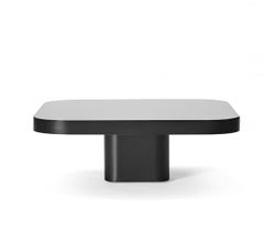 ClassiCon Bow Coffee Table No. 2 by Guilherme Torres, Black Steel & Glass