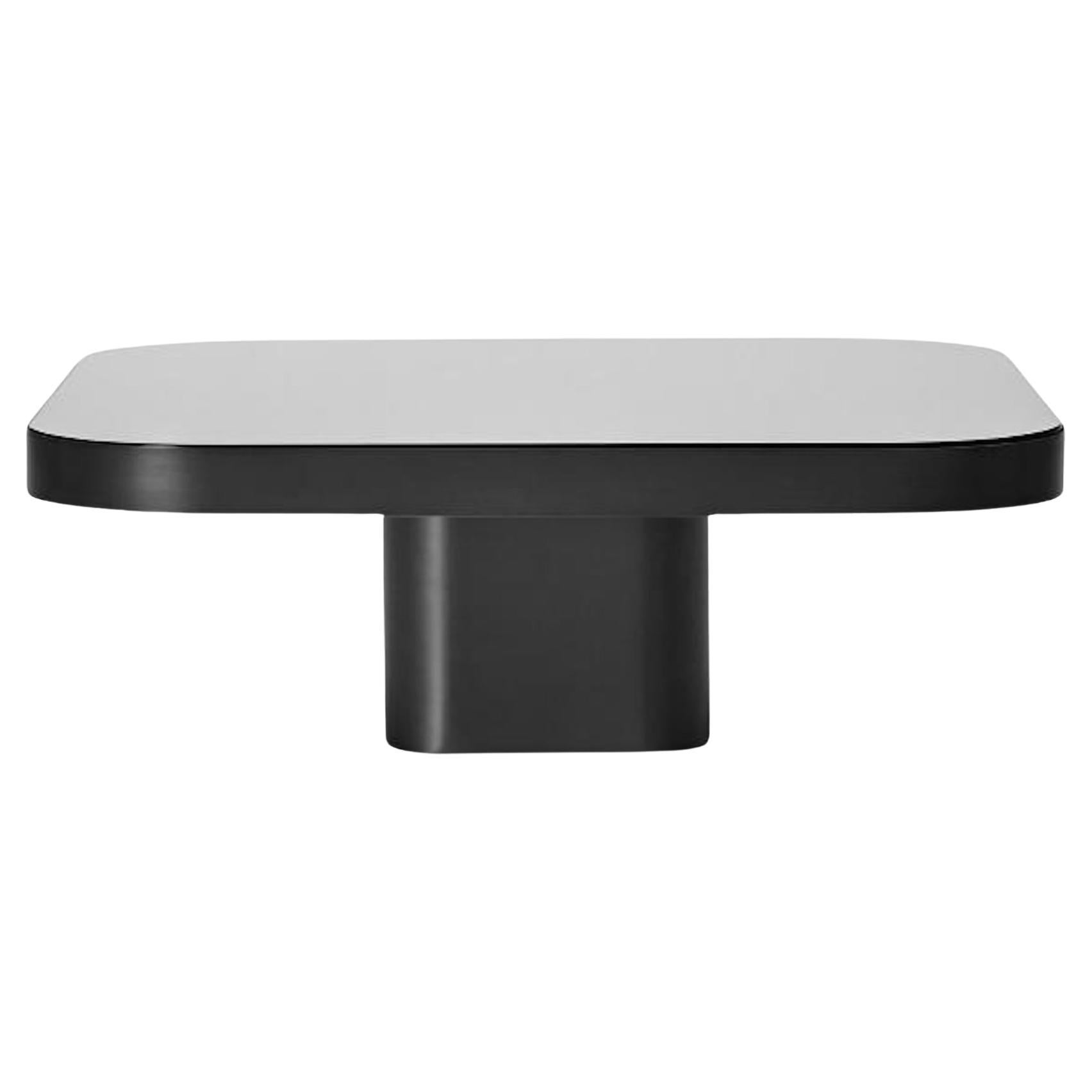 ClassiCon Bow Coffee Table No. 2 by Guilherme Torres, Black Steel & Glass