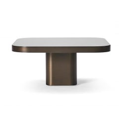 ClassiCon Bow Coffee Table No. 3 by Guilherme Torres, Burnished Brass & Glass