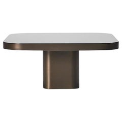 ClassiCon Bow Coffee Table No. 3 by Guilherme Torres, Burnished Brass & Glass