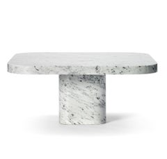 ClassiCon Bow Coffee Table No. 3 Marble by Guilherme Torres, Carrara