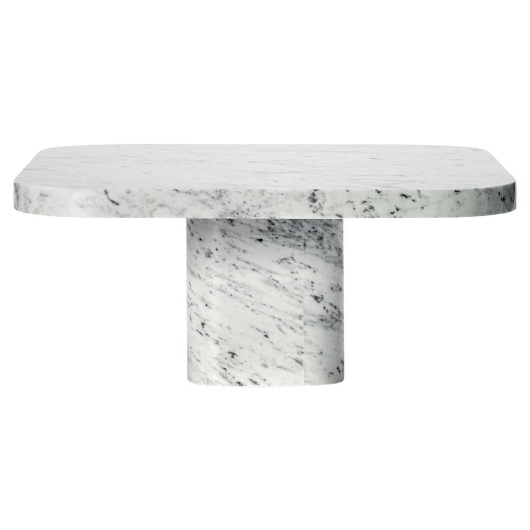 ClassiCon Bow Coffee Table No. 3 Marble by Guilherme Torres, Carrara For Sale