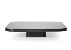ClassiCon Bow Coffee Table No. 4 by Guilherme Torres, Black Steel & Glass