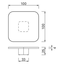 ClassiCon Bow Coffee Table No. 5 by Guilherme Torres, Burnished Brass & Black