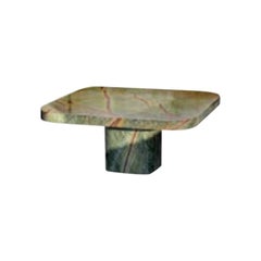 ClassiCon Bow Coffee Table No.3 by Guilherme Torres, Rainforest Green Marble