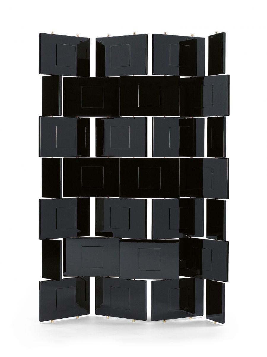 ClassiCon Limited Edition Brick Screen in Black or White by Eileen Gray For Sale 1