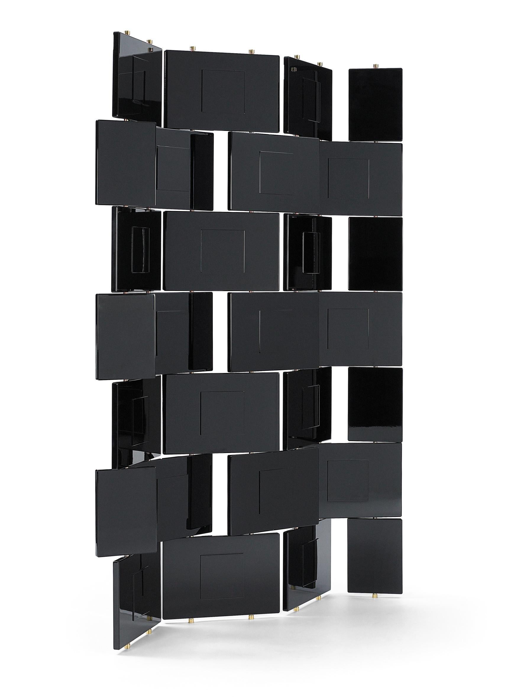 Eileen Gray was fascinated by the beauty of traditional lacquer ware. She learned the centuries-old craft from a Japanese artisan and then perfected her skills over the course of many years. Brick Screen is one of her best-known creations. She