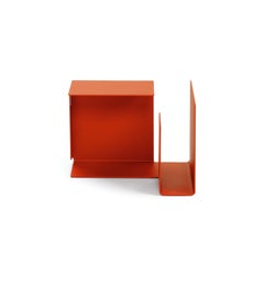 ClassiCon Diana C Side Table in Coral Red by Konstantin Grcic