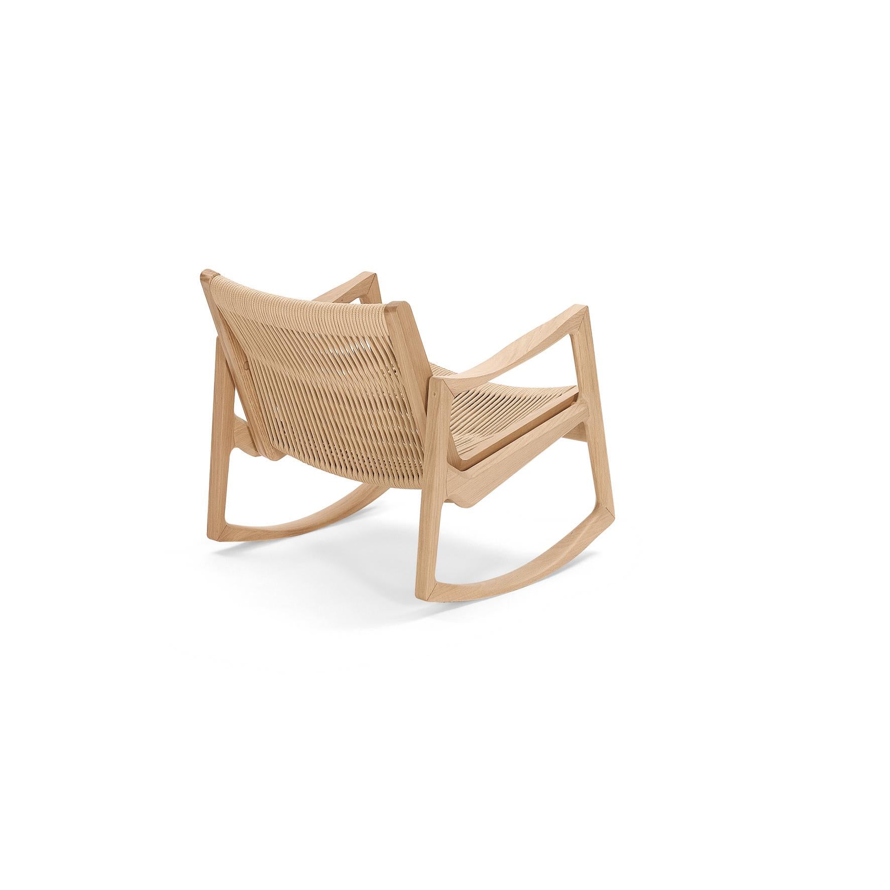 Modern Customizable ClassiCon Euvira Rocking Chair by Jader Almeida For Sale