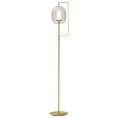 ClassiCon Lantern Light Medium Floor Lamp in Brass by Neri&Hu