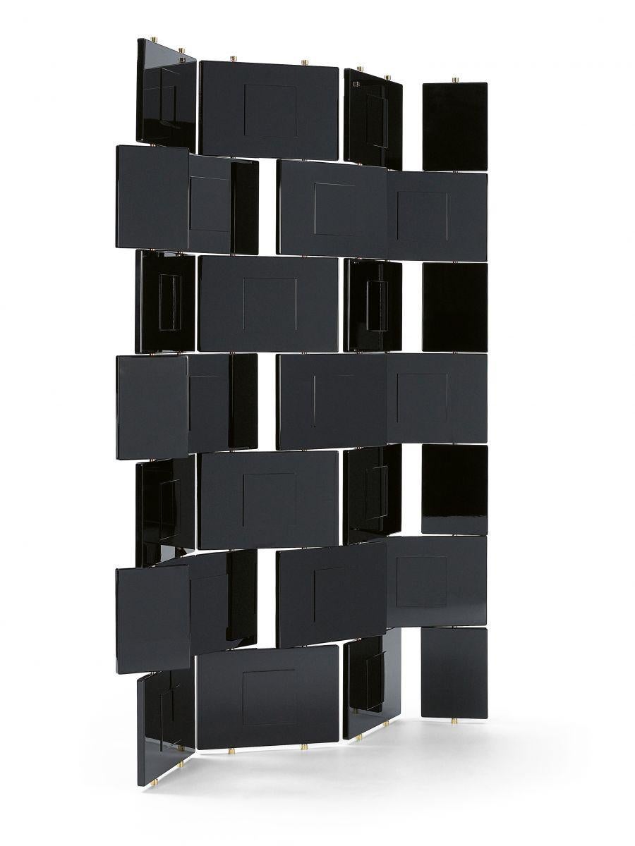 German ClassiCon Limited Edition Brick Screen in Black or White by Eileen Gray For Sale