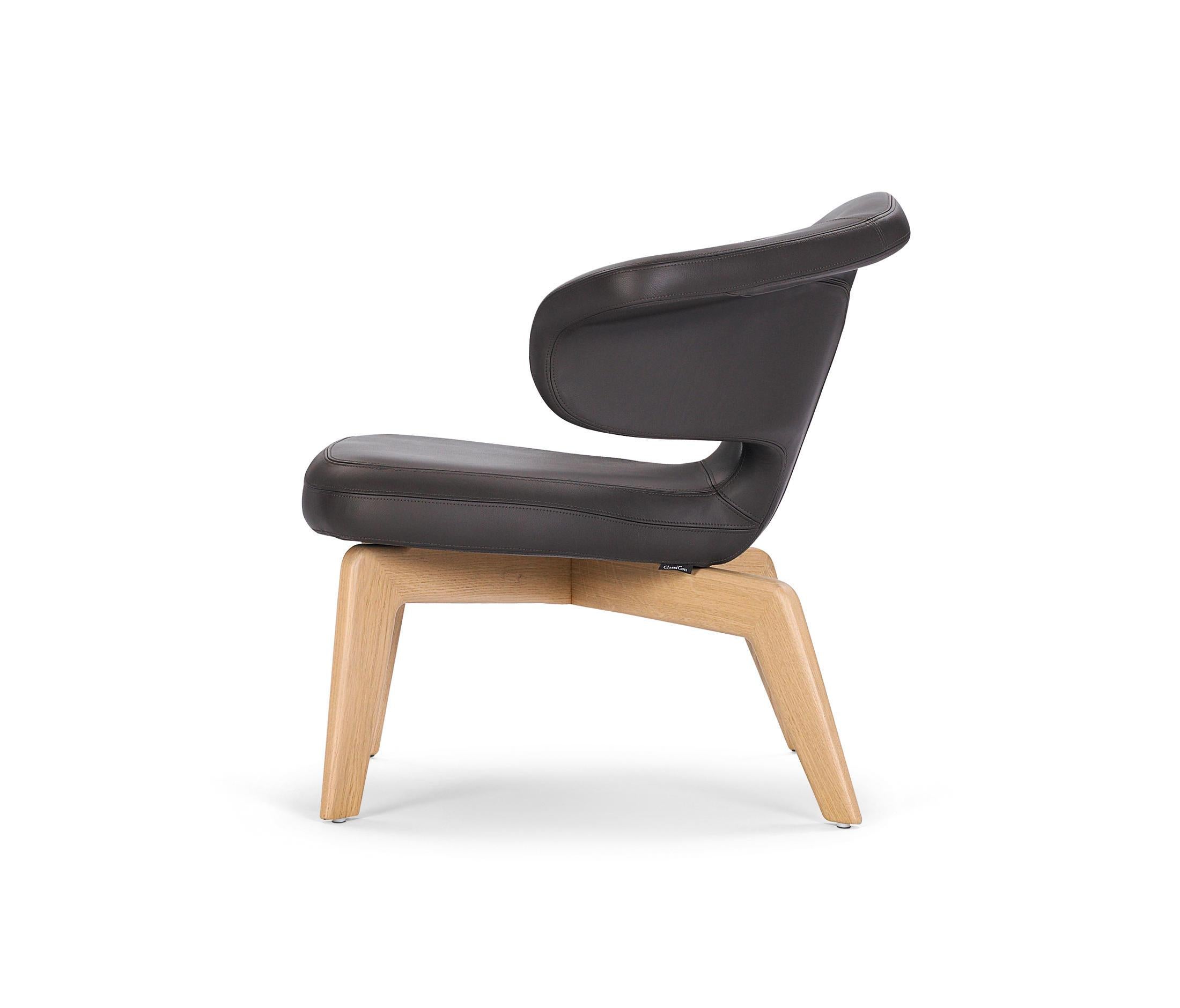 Moderne Chaise longue ClassiCon Munich personnalisable en cuir par Sauerbruch Hutton en vente