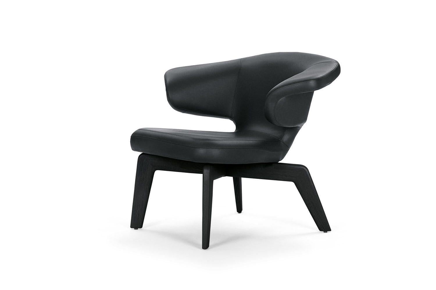 Contemporary Customizable ClassiCon Munich Lounge in Leather by Sauerbruch Hutton For Sale