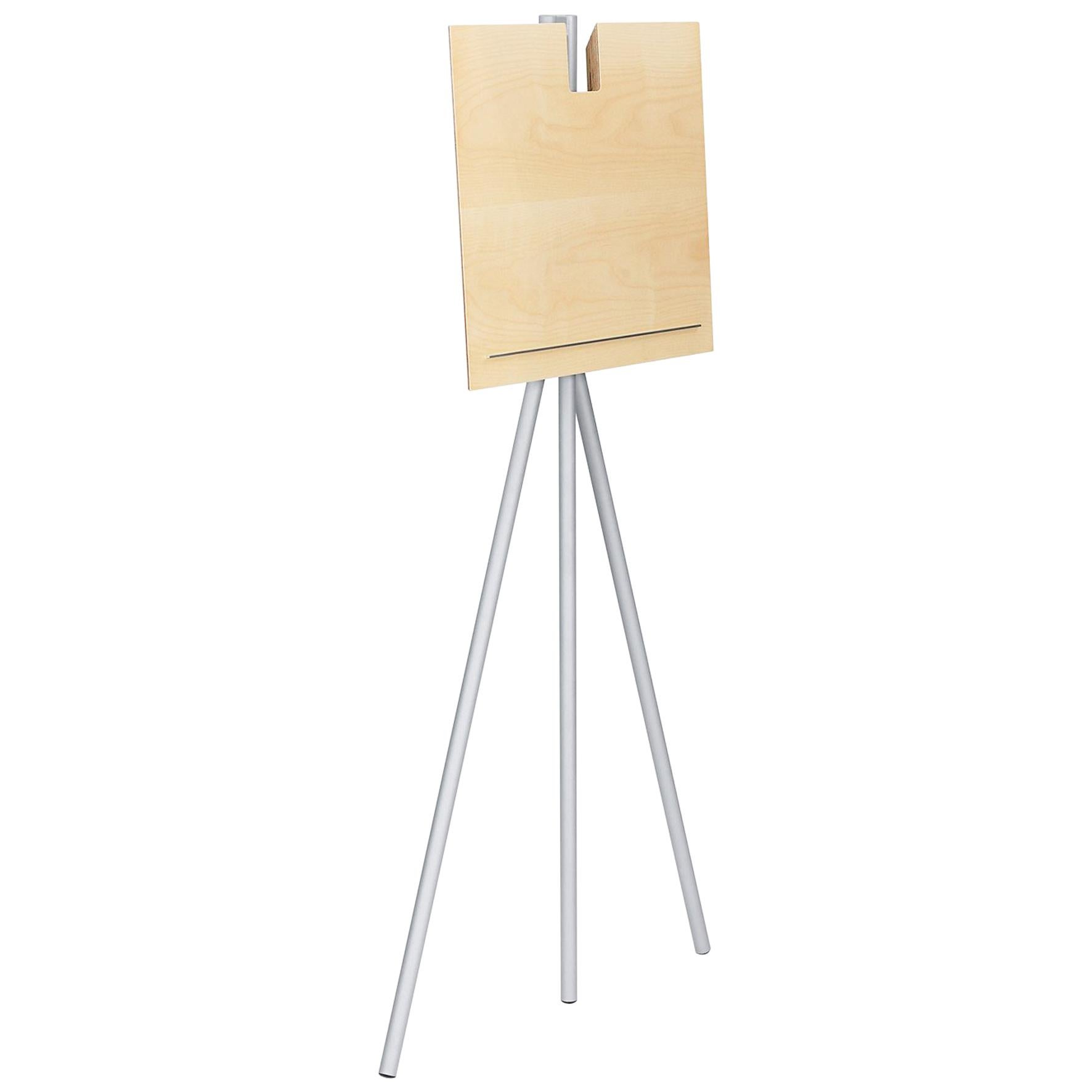 ClassiCon Notos Standing Desk in Maple and Chrome by Thomas Kühl & Andreas Krob