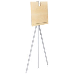 ClassiCon Notos Standing Desk in Maple and Chrome by Thomas Kühl & Andreas Krob