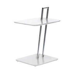 Table d'appoint rectangulaire ClassiCon blanche en blanc d'Eileen Gray