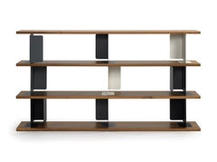 Customizable ClassiCon Paris 4 Shelves in Walnut by E. Barber & J. Osgerby