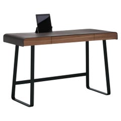 ClassiCon Pegasus Desk in Walnut with Black Base by IF Group & Tilla Goldberg
