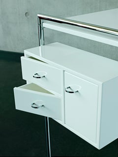 ClassiCon Petite Coiffeuse Table in White by Eileen Gray