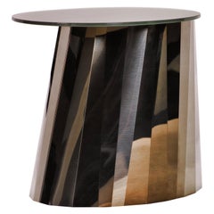 Tavolino basso ClassiCon Pli in bronzo di Victoria Wilmotte