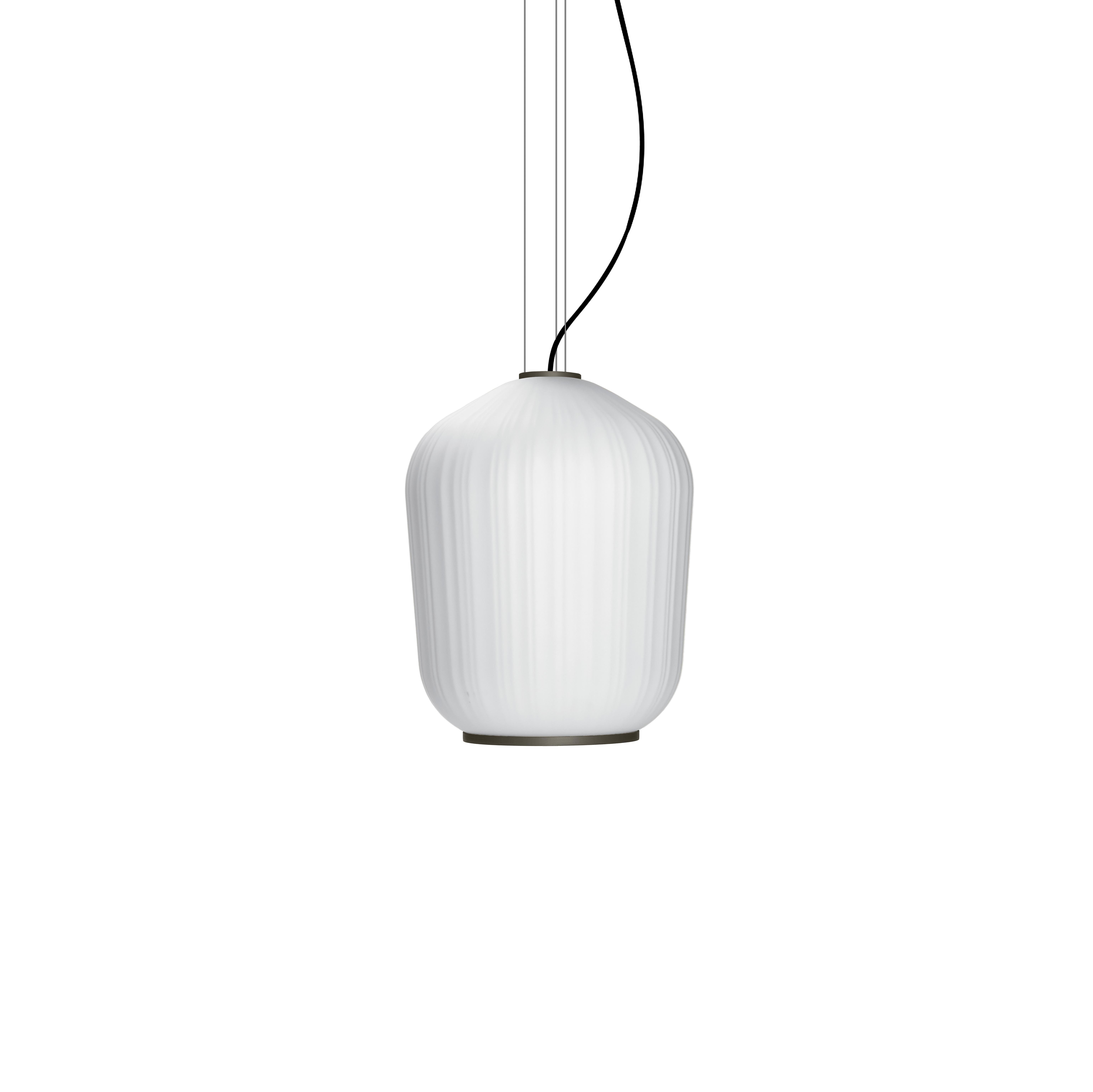 Glass ClassiCon Plissée Pendant Lamp by Sebastian Herkner For Sale