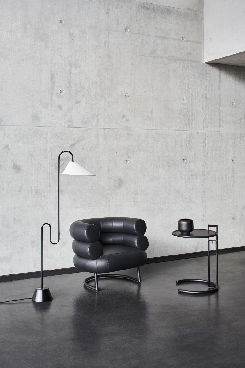ClassiCon Roattino Black Floor Lamp by Eileen Gray In New Condition For Sale In New York, NY
