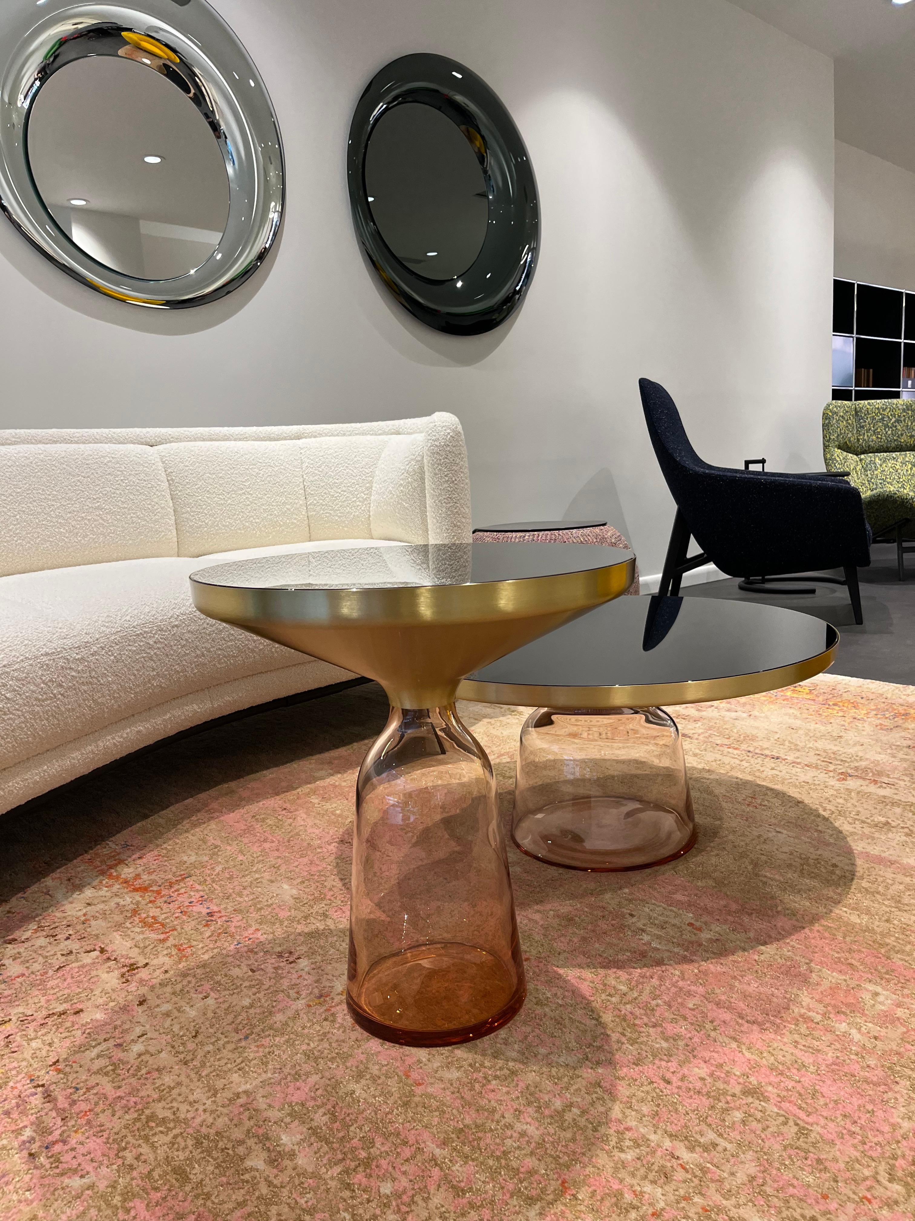 ClassiCon Set of Two Bell Rose Tables  by Sebastian Herkner in STOCK In Excellent Condition For Sale In New York, NY