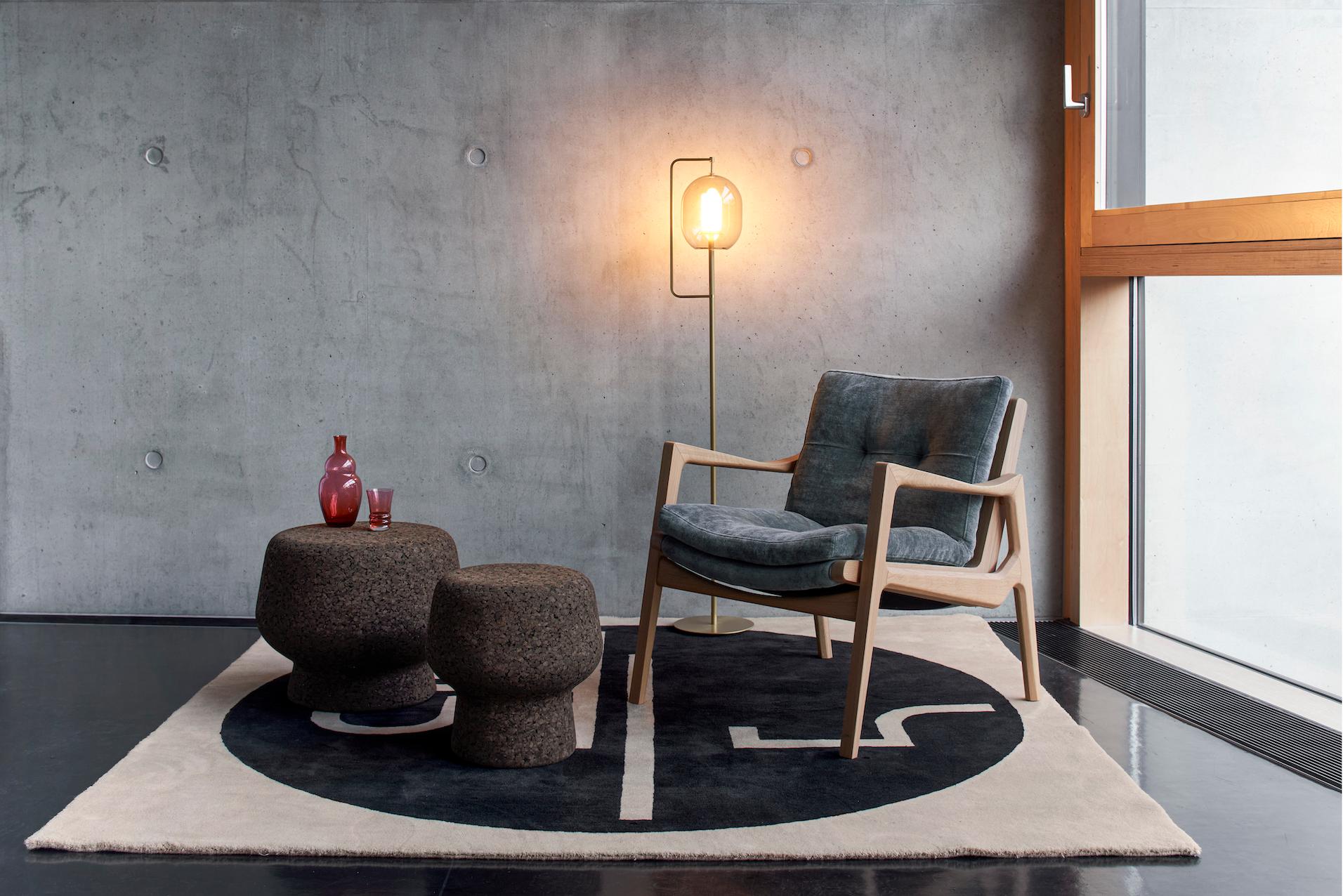 ClassiCon Set of Two Cork Side Tables No 1 & 2 by by Herzog & de Meuron en venta 5
