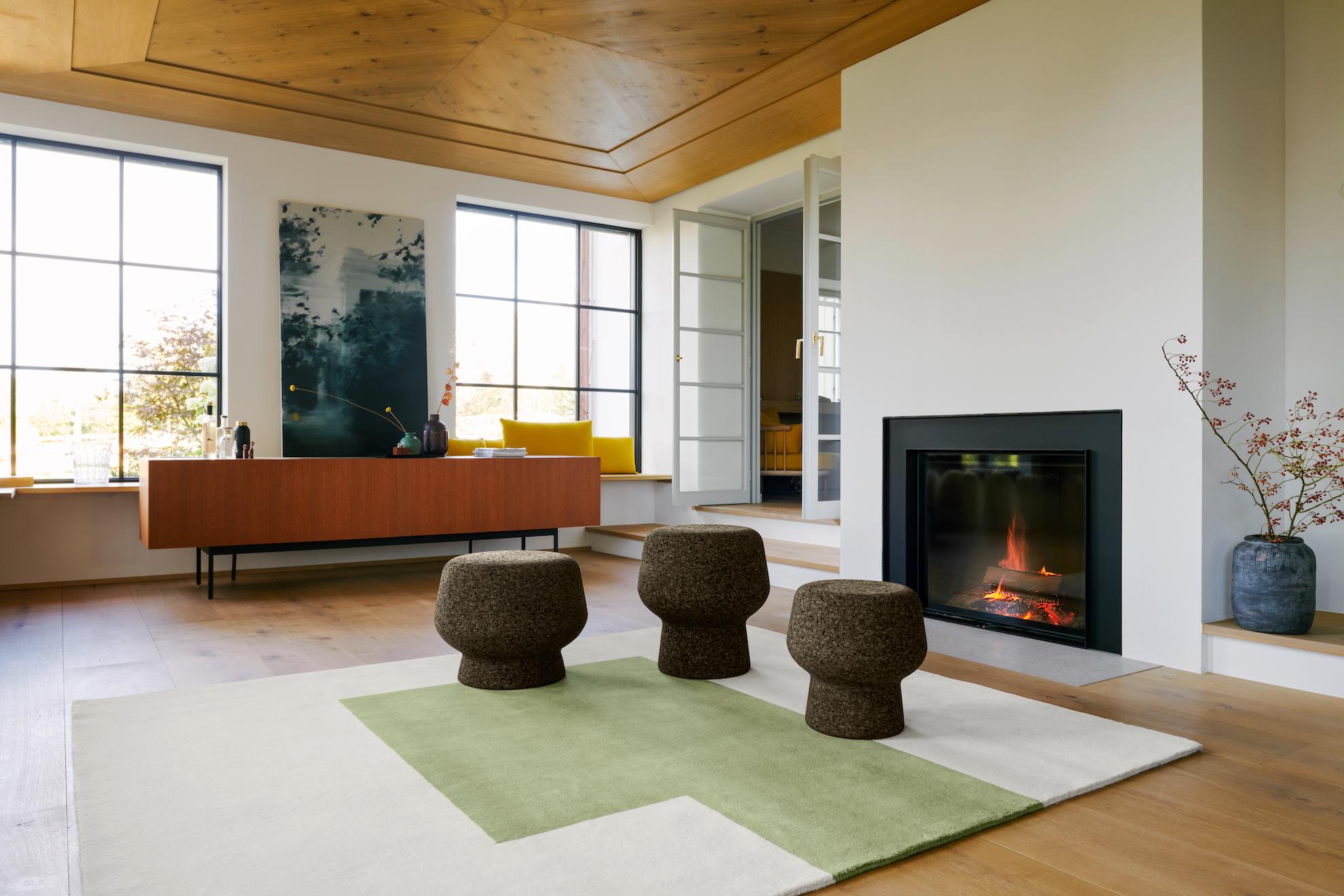 ClassiCon Set of Two Cork Side Tables No 1 & 2 by by Herzog & de Meuron Alemán en venta