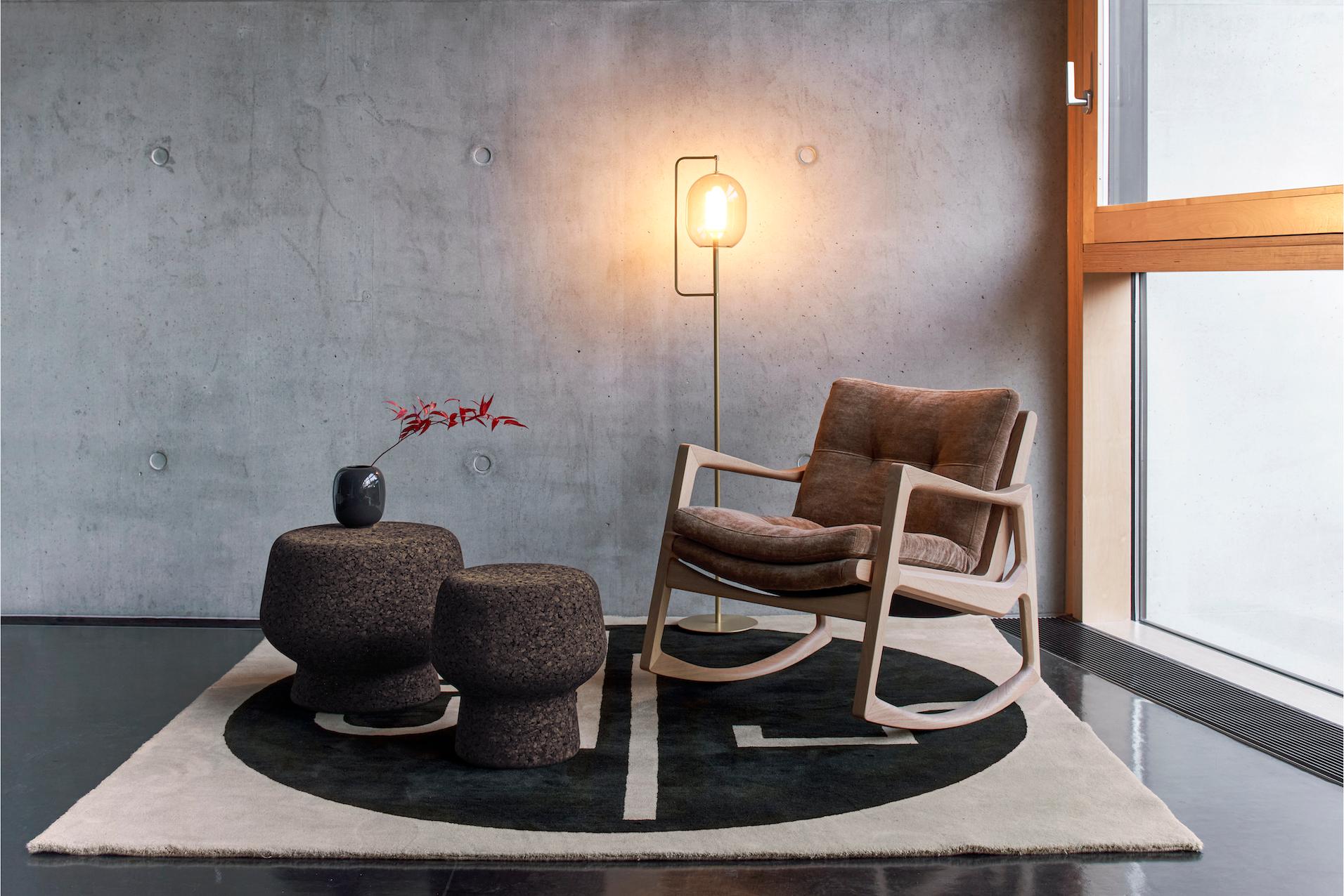 ClassiCon Set of Two Cork Side Tables No 1 & 2 by by Herzog & de Meuron Siglo XXI y contemporáneo en venta